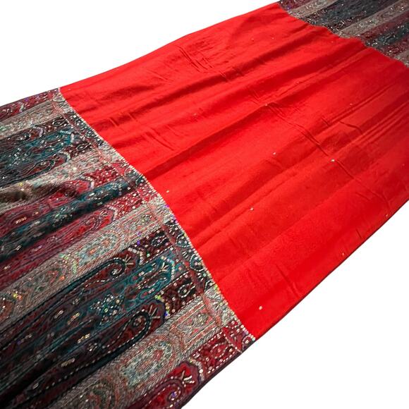 Elegant Lightweight Soft Pashmina-Style Shawl Wrap Scarf with Sequins Ultra-Soft - Picture 11 of 16